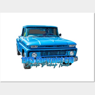 1963 Chevrolet C10 Stepside Pickup Truck Posters and Art